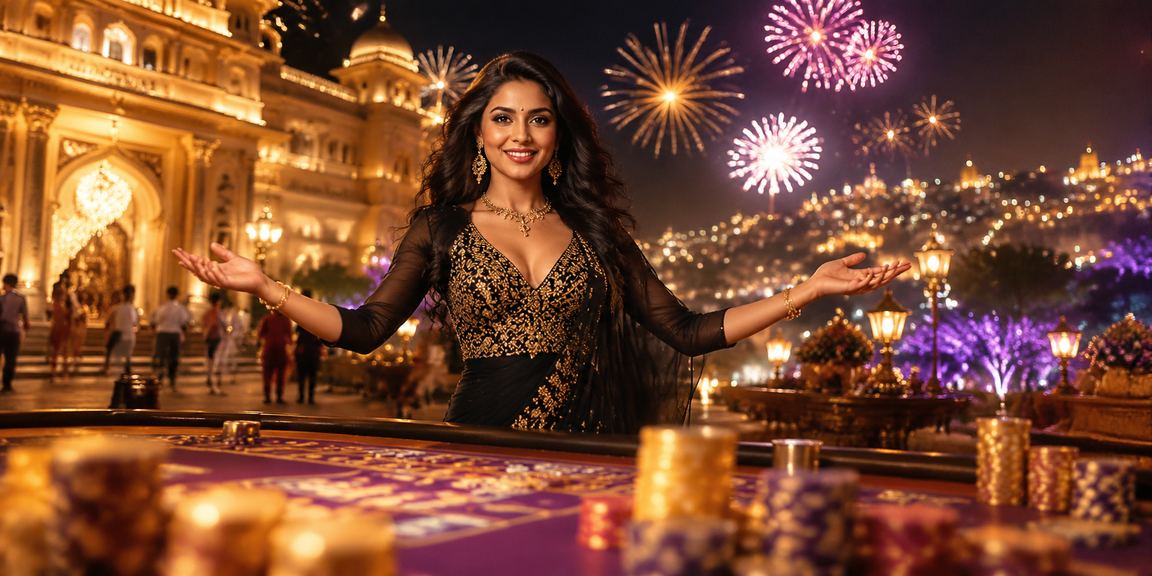 India baccarat player enjoying game in local setting