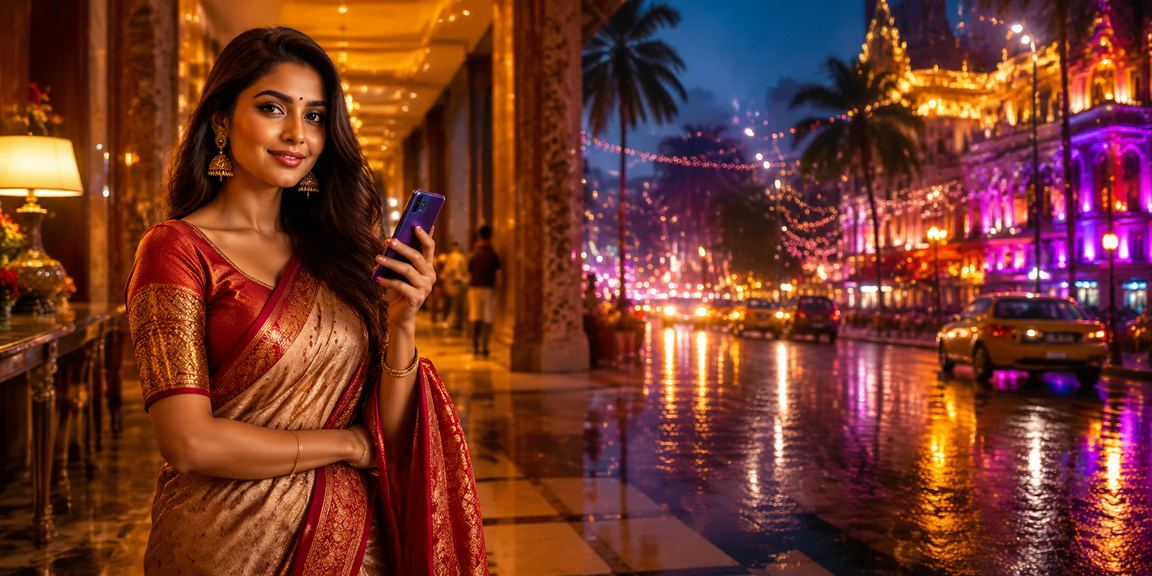 Evening Teen Patti gameplay in Mumbai’s lively market with local players
